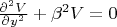 $\frac{\partial^2 V}{\partial y^2}+\beta^2V=0$