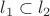 $l_1\subset l_2$