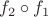 $f_2\circ f_1$