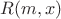 $R(m,x)$