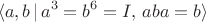 $$\langle a,b\,|\,a^3=b^6=I,\,aba=b\rangle$$