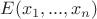 $E(x_1,...,x_n)$