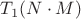 $T_1(N\cdot M)$