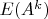 $E(A^k)$