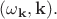 $(\omega_{\mathbf{k}},\mathbf{k}).$