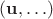 $(\mathbf u, \ldots)$