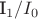 I_1/I_0