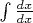 $\int\frac{dx}{dx}$