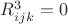 $R^3_{ijk}=0$