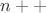 $n++$