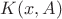 $K(x,A)$