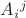 $A_i{}^j$