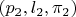 $(p_2,l_2,\pi_2)$