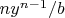 $ny^{n-1}/b$