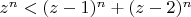 $z^n<(z-1)^n+(z-2)^n$
