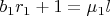 $b_1r_1+1=\mu_1l$