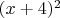$(x+4)^2$