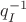 $q_I^{-1}$