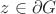 $z\in\partial{G}$