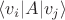 $\langle v_i|A| v_j \rangle$