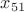 $x_{51}$