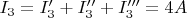 $I_3=I_3'+I_3''+I_3'''=4A$