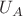 $\( U_A \)$