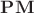 ${\mathbf{PM}}$
