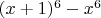 $(x+1)^6-x^6$