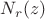 $N_r(z)$
