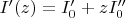 $\ I'(z)=I'_0+zI''_0$