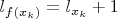 $l_{f(x_k)}=l_{x_k}+1$