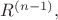 $R^{(n-1)},$
