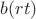$b(rt)$