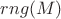 $rng(M)$