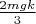 $\frac{2mgk}{3}$