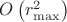 $\[O\left( {r_{\max }^2} \right)\]$