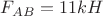 $F_{AB}=11kH$