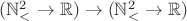 $(\mathbb{N}^2_<\to\mathbb{R})\to(\mathbb{N}^2_<\to\mathbb{R})$
