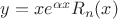$y=xe^{\alpha x}R_n(x)$