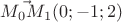 $\vec{M_0M_1}(0;-1;2)$