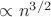 $\propto n^{3/2}$ $\propto n^{3/2}$