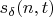 $s_{\delta}(n,t)$