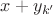 $x+y_{k'}$ $x+y_{k'}$
