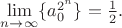 $\lim\limits_{n\to\infty}\{ a_0^{2^n}\}=\frac 12.$