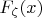 $F_\zeta(x)$