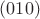 $(0 1 0)$