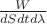 $\frac W {dS dt d\lambda}$