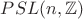 $PSL(n,\mathbb Z)$
