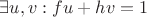 $\exists u,v: fu+hv=1$